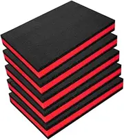 Qianly 5 Pieces Tool Box Foam Insert Polyethylene Storage Sheets Cuttable Reusable Tool Shadow Insert for Camera Storage Crafts, 50x30x5CM