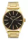 Brand New NIXON A356-510 Sentry Men's Stainless Steel Watch Gold 42mm A356510