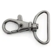 1 Inch Trigger Snap Hooks Classic Swivel Lobster Claw Clasps Purse Lanyard Cl...