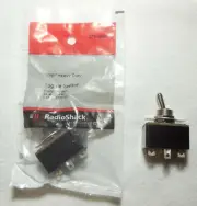 Qty(2) Radio Shack 275-0666 DPDT Toggle Switch 3A 125Vac