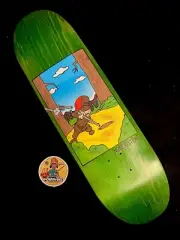 RARE Looney Tunes Rabbit Season Bugs Bunny Gun Nonexistent Skateboard Deck