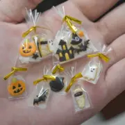 14 pieces Miniature Cookies Halloween Design 9 pattern decorate fairy for dolls