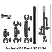For Insta360 One R X2 X3 X4 DJI /Osmo Action 2 3 4 Motorcycle Camera Mount Stick