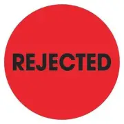 Tape Logic Label,Rejected,Circle 2" DL1263 Tape Logic DL1263 848109015972 Paper