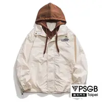 在飛比找蝦皮商城優惠-PSGB Taipei - N7-0005 假二件式連帽夾克