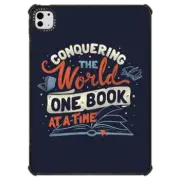iPad Pro 11-inch (M4) iPad Impact Case Conquering The World One Book At a Time