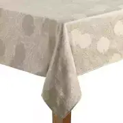 NEW Celebrate Fall Thanksgiving Pumpkin Jacquard Fabric Tablecloth 60 X 102 NWT