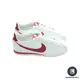 Nike classic cortez leather 復古 阿甘 皮革 米白 紅 861535 103【高冠國際】