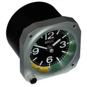 Limited Edition Metal Replica Cockpit / Desk Clock in Aluminum Finish