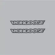 Mongoose - Mid school Crank BLACK decals - old school bmx