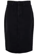 Paige Siren Stretch-denim Midi Skirt - Black - 28 (W28 / UK10 / S) 28 (W28 / UK10 / S)