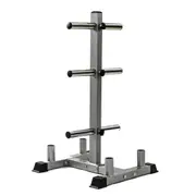 Olympic Barbell & Weight Plates Storage Rack Stand