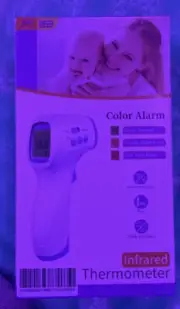 PC 868 Infrared Thermometer Color Alarm No Contact Digital Forehead Thermometer