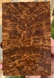 Stabilized K&G Amboyna Burl Knife Scales/Grips 5.75 x 1.85 x .40 (1134)