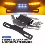 Tail Tidy License Plate Holder LED Signal Light For KAWASAKI NINJA 250/300 Z 300