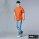 JEEP 男裝 經典素面LOGO短袖T恤-橘色