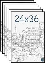 MCS Original Poster Frame, 24 x 36 Inch, Black, 6 Pack