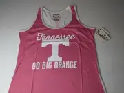 Tennessee Volunteers Pink Tank Top Shirt Go Big Orange Womens XL Genuine