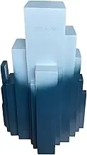 Resin Urn for Human Ashes Decorative Adult Cremation Urn for Women & Men, Large Grayish Blue Funeral Urns, Serenity Summit Indoor & Outdoor Memorial