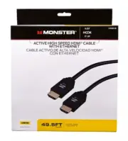 Monster Just Hook It Up 49.5 ft. L High Speed Cable with Ethernet HDMI 141085-00