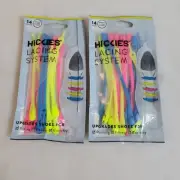 HICKIES No Tie Elastic Lacing System Pack of 14 Color -One Size Unisex (Lot of 2