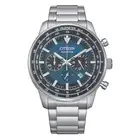 Citizen Men's 44mm EcoDrive Chronograph Analogue Watch CA450091L - Silver