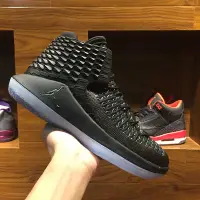 在飛比找Yahoo!奇摩拍賣優惠-Air Jordan AJ32 Black Cat 全黑 黑