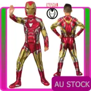 Boys Iron Man Classic Costume Child Superhero Halloween Kids Book Week Jumpsuit