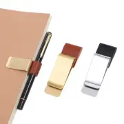 PU Leather Pen Clip Holders Set of 2 for Notebooks Pencils Lightweight and Po...