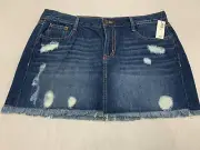 NWT OLD NAVY WOMENS JEANS SKIRT SIZE 10