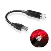 USB-Powered LED Star Projector Lamp for Car and Room Ceiling Decor