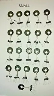 126 RUBBER BOBBER STOPS SMALL FLOAT FISH TEXAS RIG PEG SINKER STOP BOBBERSTOPS
