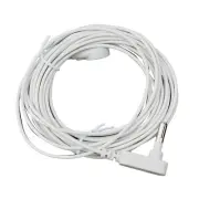 White For Grounding Cord 15ft for Earthing Sheets and Wrist Straps