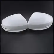Replacement Covers Rearview Mirror Housing Side Mirror Cover With Signal Lamp Hole For Jazz 2014 2015 2016 2017 2018 Car Accessories (Size : 1 pair)