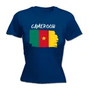 Cameroon Country Flag Nationality - Womens T-Shirt T Shirt Tshirt