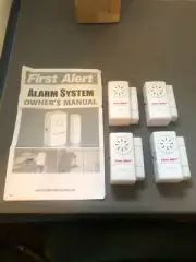 First Alert Home Alarm System 4 Alarms For Windows Or Doors BRAND NEW