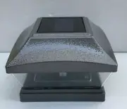 1/2/4/6/8/10/12-Pc Solar Hammered Grey Cap SMD LED Light For 4x4/5x5/6x6 Post