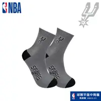 在飛比找蝦皮商城優惠-NBA襪子 平版襪 中筒襪 馬刺隊 球隊款緹花中筒襪 NBA