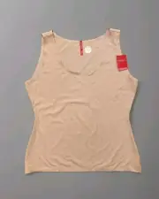 Spanx Cami Shaping Tank Top Beige Nude Smooths Trust Your Thinstincts Sz 2X NEW
