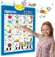 REMOKING Electronic Interactive Alphabet Wall Chart,Talking ABC & 123S & Pian...