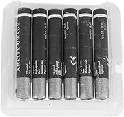 6Pcs Oil Pastels, Soft Vibrant Colour Art Oil Pastels Easy Blending Shading Artist Grade Oil Crayons Oil Pastel Set for Impasto Stenciling Dotting (Silver)