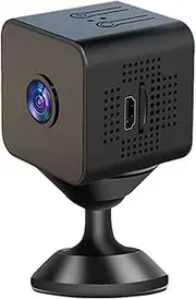 Mini Hidden Cameras, Spy Camera, 1080P Camera for Home Security, WiFi Wireless Miniguard Cam, Nanny Camera for Pet/Baby, Live Video Streaming with Night Vision Motion Detection