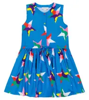 [Stella McCartney Kids] Stella McCartney Kids Star-print minidress Y 3 blue