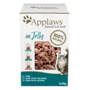 Applaws Natural Tuna in Jelly Wet Cat Food Pouches - 5x50g