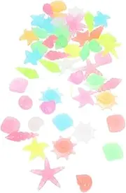 BESPORTBLE Aquarium Decoration 100pcs Glow Fish Tank Decorative Set Aquarium Rocks Resin Pebbles