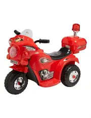 Indoor/Outdoor Red 3 wheel Electric Ride On Motorcycle Motor Trike Kids/Toddler