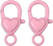 [Vaveren] 2Pcs Lobster Clasp, Lobster Claw Clasp Accessories, Alloy DIY Connector Keyring Buckle, Hook for Bag Sewing Crafts, Findings