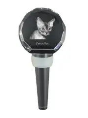 Devon Rex Thick Wine Stopper With Cat Art-Dog