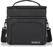 2 Decks Large Lunch Bag for Women/Men 16L Lightweight Lunch Box Lunch Cooler Lea