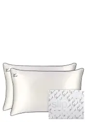 Slip Pure Silk Queen Pillowcase Duo - Just Married One Size